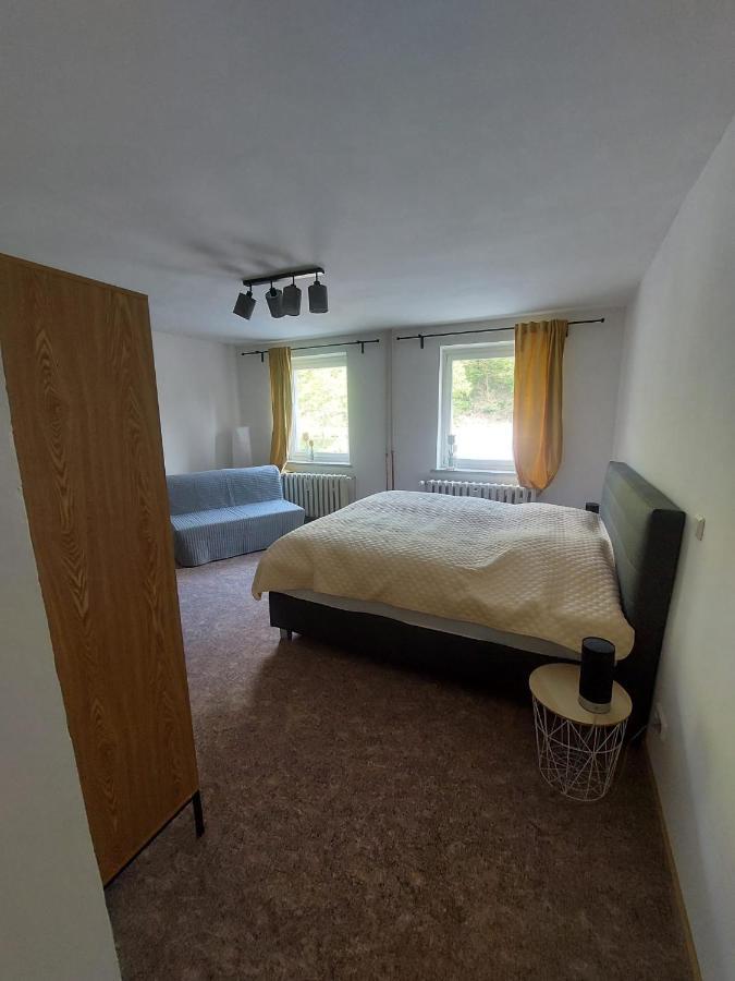 Pension Sternschnuppe, Treseburg Harz, Unmittelbar Am Wasser 塔勒 外观 照片
