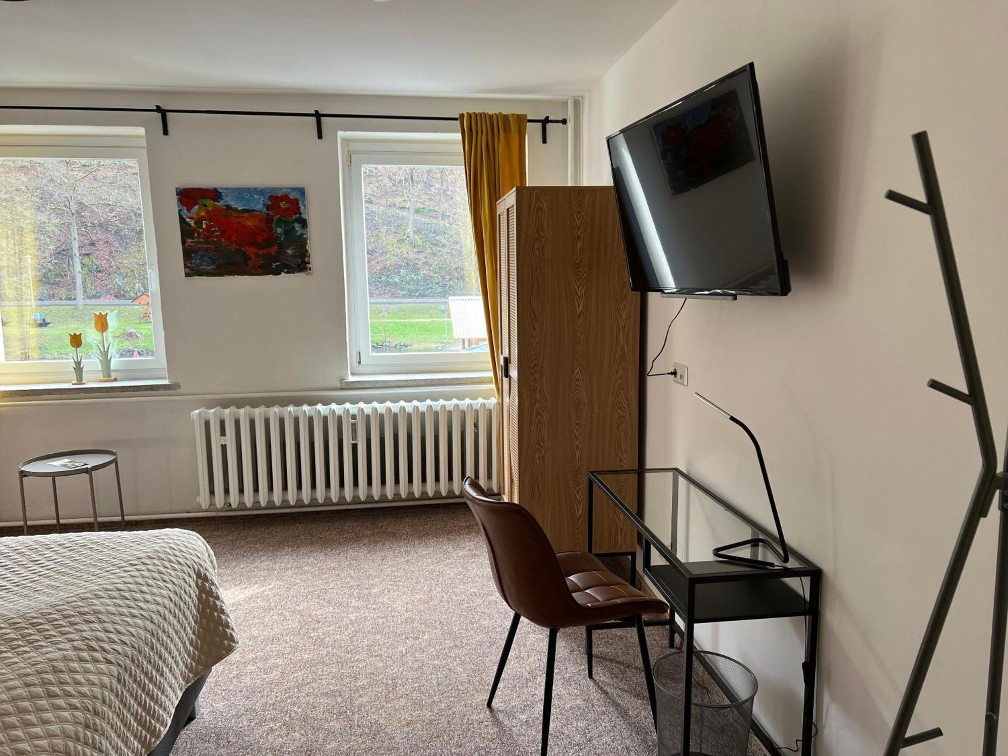 Pension Sternschnuppe, Treseburg Harz, Unmittelbar Am Wasser 塔勒 外观 照片