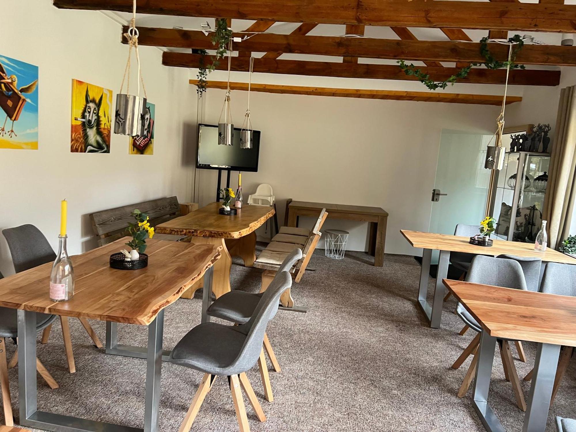 Pension Sternschnuppe, Treseburg Harz, Unmittelbar Am Wasser 塔勒 外观 照片
